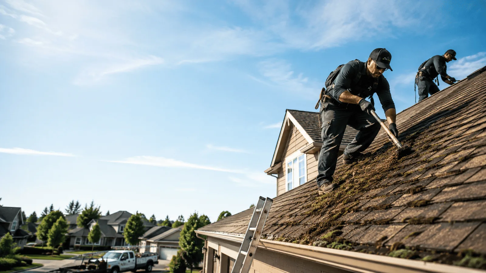 Roof Moss Removal in Waterloo, OH near me